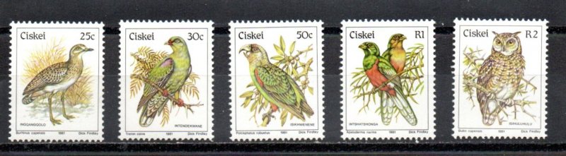 South Africa - Ciskei 23-27 MNH