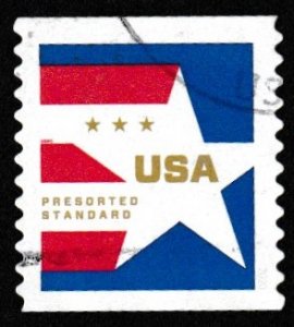 SC# 5433 - (10c) - Presorted Star & Stripes Coil - Used single off paper