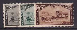 Belgium, Scott B166-B168, MNH