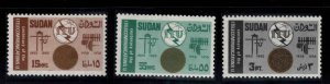 SUDAN Scott 176-178 MNH** ITU  set