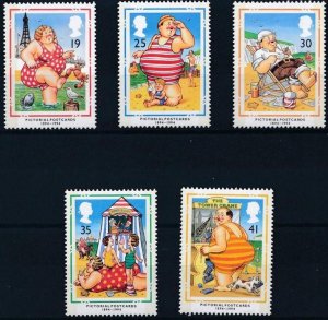 Great Britain 1994 #1553-7 MNH. Postcards