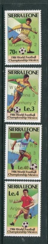 Sierra Leone #788-91 MNH