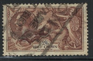 Great Britain Scott 173 Used! King George V Britannia Rule the Waves! 2