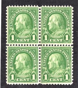 632 Mint,OG,NH... Block of 4... SCV $1.40