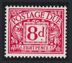 Great Britain Postage Due 1v 8d issue 1968 SG#D76