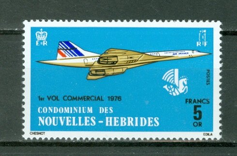 NEW HEBRIDES FRENCH...CONCORDE #223...MNH...$13.50