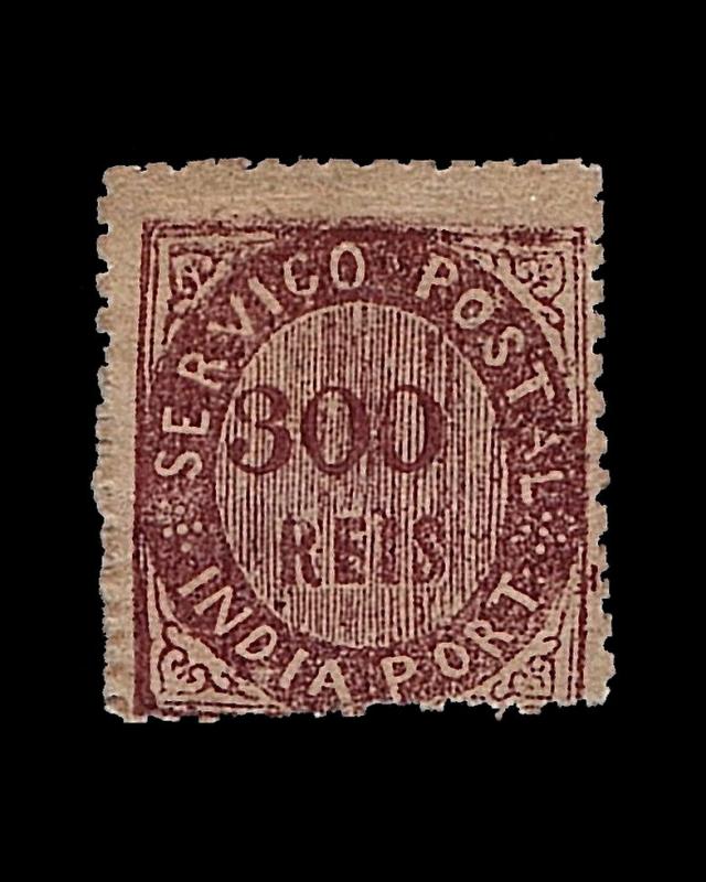 VINTAGE:INDIA-PORTUGAL 1871 UNUSD LH  SCOTT 15 $275 LOT #1872XX22