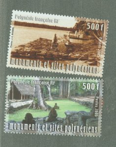 French Polynesia #906-907 Mint (NH) Single (Complete Set)