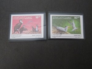 Fr. Martinique 1988 Sc 634-35 Imperf. Bird set MNH