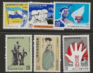 Dime Auction. Korea 1139-1144 nh