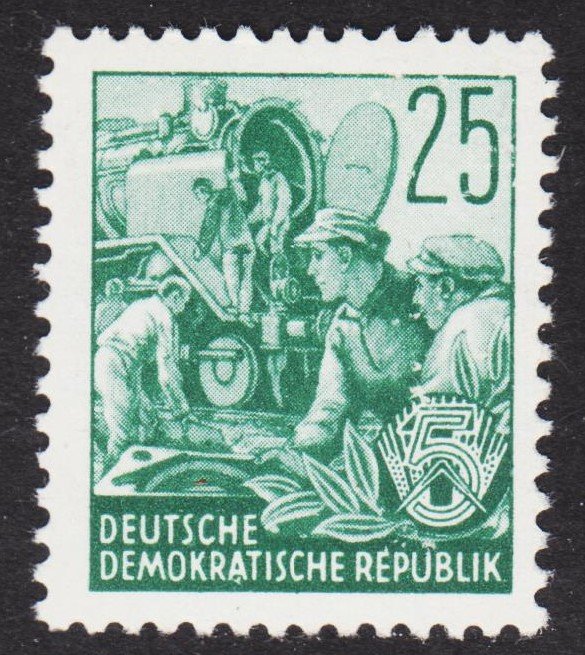 Germany DDR Scott 164 F to VF mint OG NH.