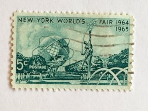 USA–1964–Single “Geography” Stamp–SC# 1244 - Used