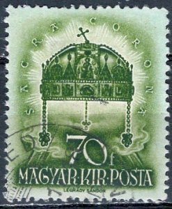 Hungary; 1938: Sc. # 524:  Used Single Stamp