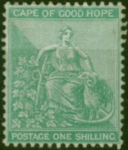 C.O.G.H 1864 1s Green SG26a Fine & Fresh LMM