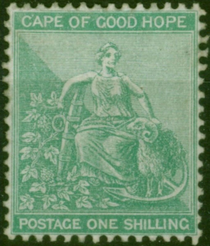 C.O.G.H 1864 1s Green SG26a Fine & Fresh LMM