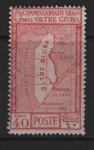 OLTRE GIUBA  32 MINT HINGED MAP  ISSUE 1926