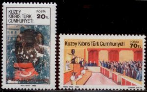 Turkey Republic of Northern Cyprus 1984 SC# 153-4 MNH-OG E48