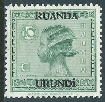 Ruanda Urundi, Sc #26, 10c Used