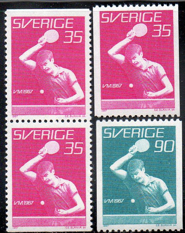 Sweden  Scott  724-726  MNH