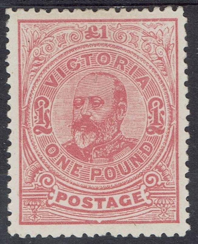 VICTORIA 1905 KEVII 1 POUND WMK CROWN/A PERF 12.5 