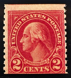 US Scott #599A Carmine M OG NH F