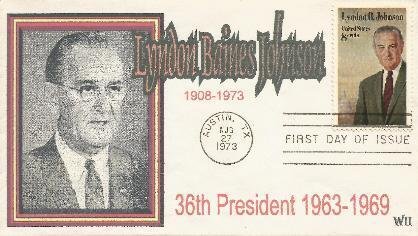 15 Lyndon Johnson Memorial Covers