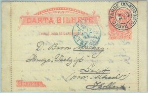 89604 - BRAZIL - Postal History - STATIONERY LETTER CARD -# CB19 to NETHERLANDS