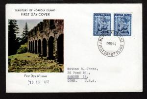 Norfolk Island # 45 FDC!