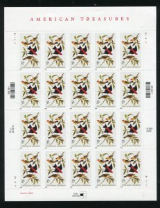 3650 James Audubon Sheet of 20 37¢ Stamps MNH