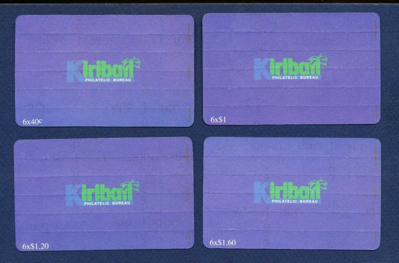 KIRIBATI - Scott 618-621 - FVF MNH - airmail Stamp Card Set - RARE!! - 1994