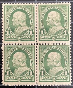 US Stamps-SC# 279 - MH - Block Of 4 - SCV $36.00