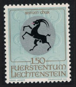 Liechtenstein Chur Episcopate Arms 1969 MNH SG#514