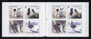 Sweden 2100a MNH, World Wildlife Fund Cplt. Booklet from 1994.