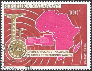 Malagasy Republic Air Mail Scott # C85 Used/CTO. All Additional Items Ship Free.