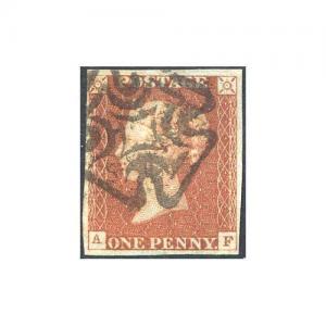 1841 Penny Red (AF) Plate 33 Black Dublin MX Cat £150+