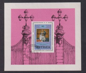 Barbuda  #354 used 1978 sheet coronation anniversary  overprint Barbuda