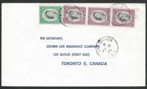 GRENADA 1964 37c rate cover to Canada......................................51431