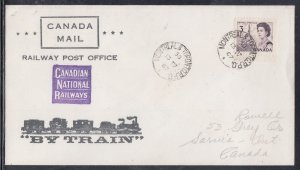 Canada - Apr 1967 Montreal & Toronto RPO Cover