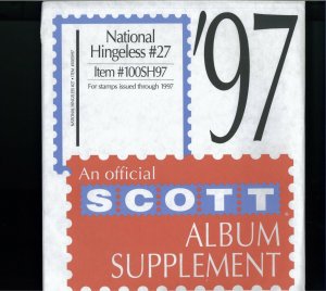 1997-2000 SCOTT National Hingeless Stamp Album Supplements Pages