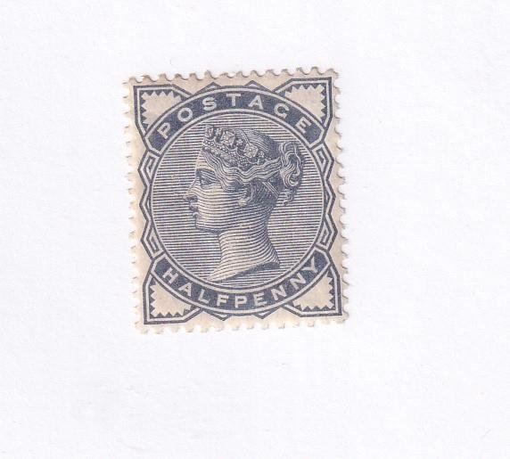 GB Sct # 98 VF-MH QUEEN VICTORIA 1/2p CAT VALUE $39 