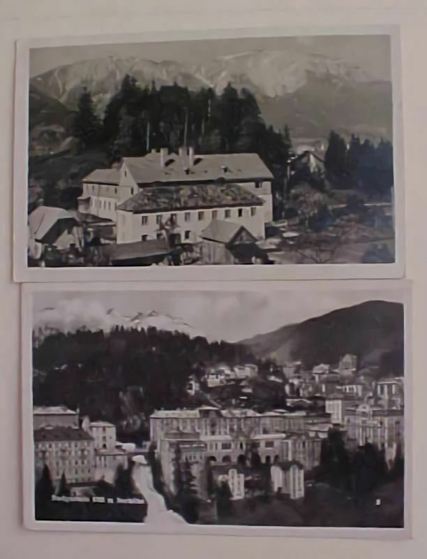 GERMAN THIRD REICH HOTEL  BAD GASTEN 1943 ,FUCHBERG 1935 PICTURE CARDS