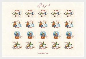 Aland - Postfris/MNH - Sheet Christmas 2025