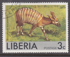 Liberia 764 Zebra Antelope 1976