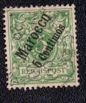Germany Offices in Morocco - 2 1899 MH