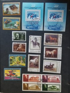 1988 RUSSIA USSR CCCP Used CTO Stamp Lot Collection T5713