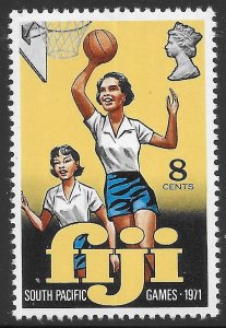 Fiji Scott 321 MNH 8c, 4th South Pacific Games issue of 1971, Basketball