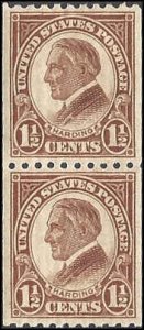 605 Mint,OG,HR... Pair... SCV $0.85