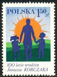 Poland 1978 Sc 2293 Physician Writer Dr J Korczak Stamp MNH