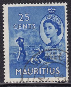 Mauritius 258 Legend of Paul & Virginia 1953