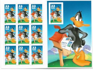 USA 3306  MNH SHEETS DAFFY DUCK